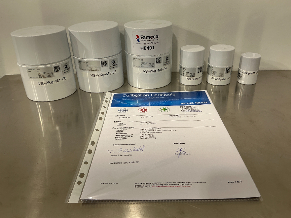 Image of METTLER TOLEDO - Set of 6 mixed weights